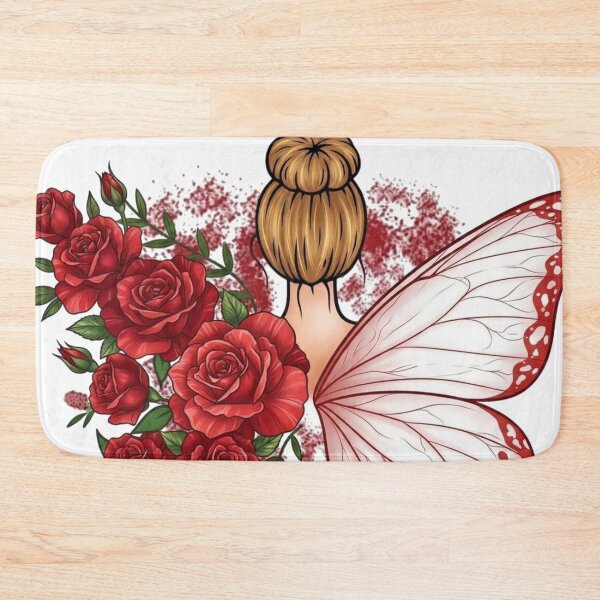 Item preview, Rose Fairy Aesthetic Illustration designed and sold by Golden Threads Studio.