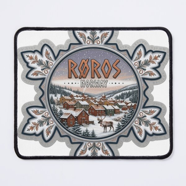 Item preview, Roros Norway Historic Town Sticker Souvenir Summer Edition designed and sold by Imaginarium of Chaos falcon88 .