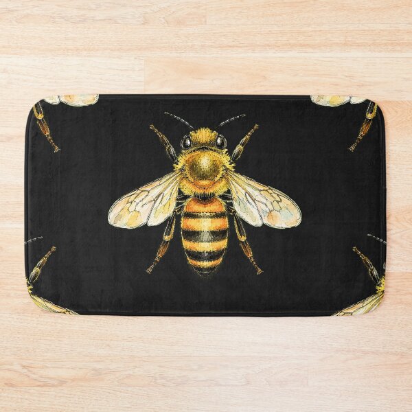 Item preview, Minimal Honey Bee Watercolor | Hand Drawn Nature Illustration designed and sold by ColorSplash123.