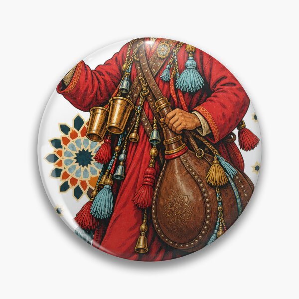 Item preview, Moroccan Guerrab Water Seller Art designed and sold by Emma Studio.