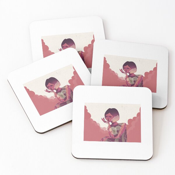 Item preview, Dreamy Girl in Pink Clouds designed and sold by Goldy1441.