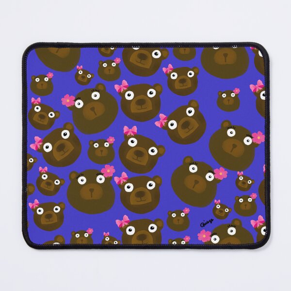 Item preview, Kawaii Teddy Bears Blue Pattern   designed and sold by giulyz.