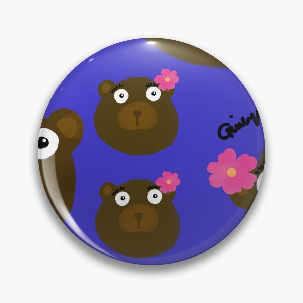 Item preview, Kawaii Teddy Bears Blue Pattern   designed and sold by giulyz.