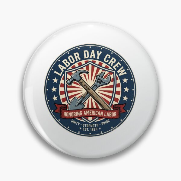 Item preview, Labor Day Crew Honoring American Workers Vintage designed and sold by SiarheiYur.
