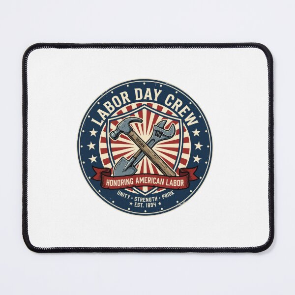 Item preview, Labor Day Crew Honoring American Workers Vintage designed and sold by SiarheiYur.