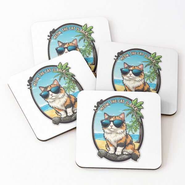 Item preview, CATTITUDE Cool Cat  designed and sold by PixelStyle Studio.