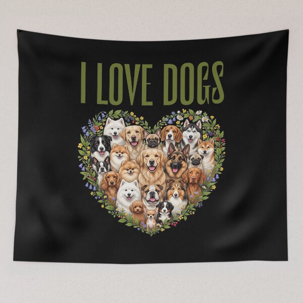 Item preview, I love dogs designed and sold by ReneMM.