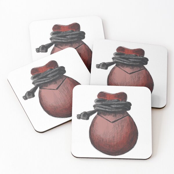 Item preview, Single Flamenco Castanet Pouch – Textured Illustration designed and sold by WorldOFaMillion.