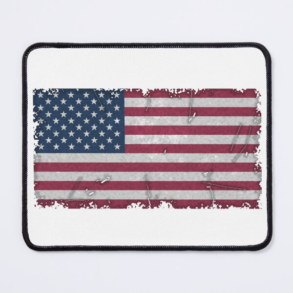 Item preview, Worn Vintage USA Flag Print designed and sold by T-domain.