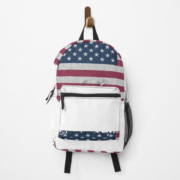 Item preview, Worn Vintage USA Flag Print designed and sold by T-domain.