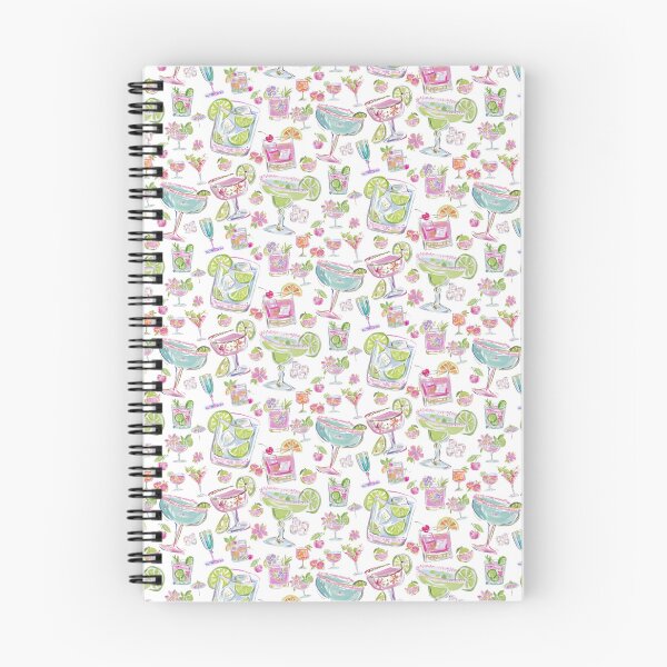 Item preview, Watercolor Cocktail Pattern | Summer Citrus Repeat Print | Pink Floral Happy Hour Design designed and sold by Megan Jamison.