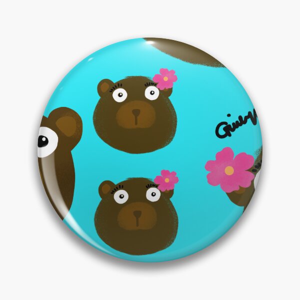Item preview, Kawaii Teddy Bears Blue Pattern   designed and sold by giulyz.