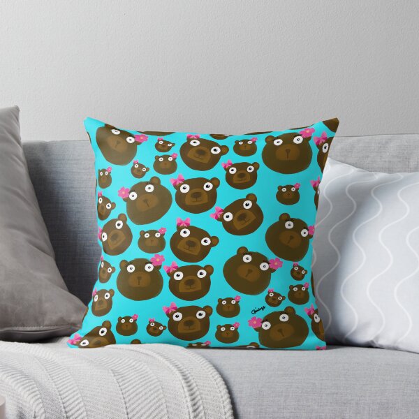 Item preview, Kawaii Teddy Bears Blue Pattern   designed and sold by giulyz.