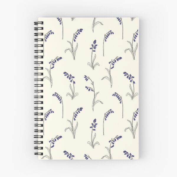 Item preview, Bluebell Line Art Floral Pattern designed and sold by NuvoraNest.
