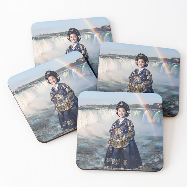 Item preview, Majestic Energy: Royal Hanbok at Niagara Falls Rainbow designed and sold by SOOstudio73.