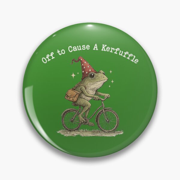 Item preview, Funny Frog meme Off to Cause a Kerfuffle designed and sold by GreggRoss.