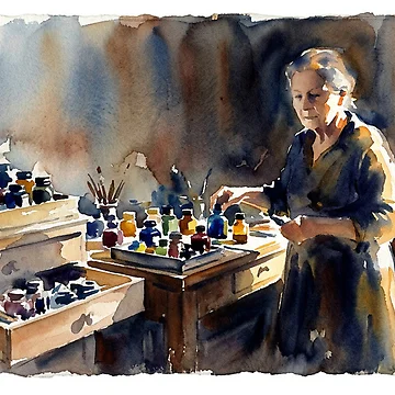 Artwork thumbnail, Scene 5, 'The Horses' Birthday' by Ryn Shell by WrenCottage