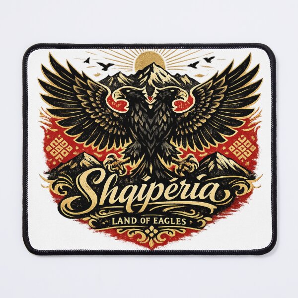 Item preview, Albania Land of Eagles Vintage Design designed and sold by VisualLine.al.