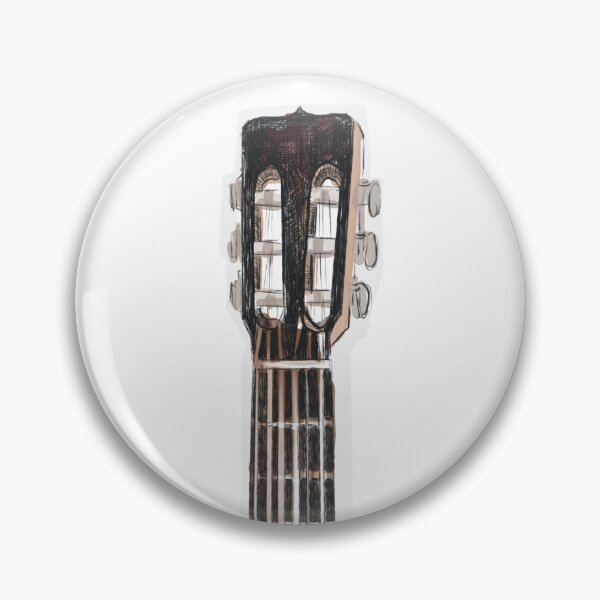 Item preview, Flamenco Guitar Essence – Hand‑Drawn Illustration designed and sold by WorldOFaMillion.