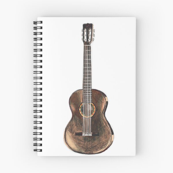 Item preview, Flamenco Guitar Essence – Hand‑Drawn Illustration designed and sold by WorldOFaMillion.