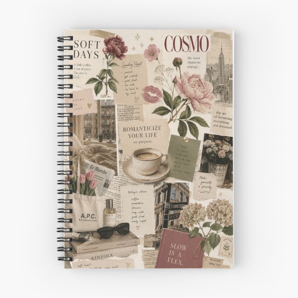 Item preview, Cozy Editorial Lifestyle Collage designed and sold by EatPrayLive.
