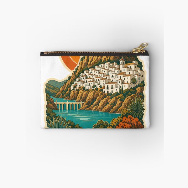 Item preview, Zahara Spain Travel Souvenir - Retro Illustration designed and sold by VisualArtsOasis.
