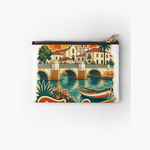 Item preview, Tavira Portugal Travel Souvenir - Retro Illustration designed and sold by VisualArtsOasis.