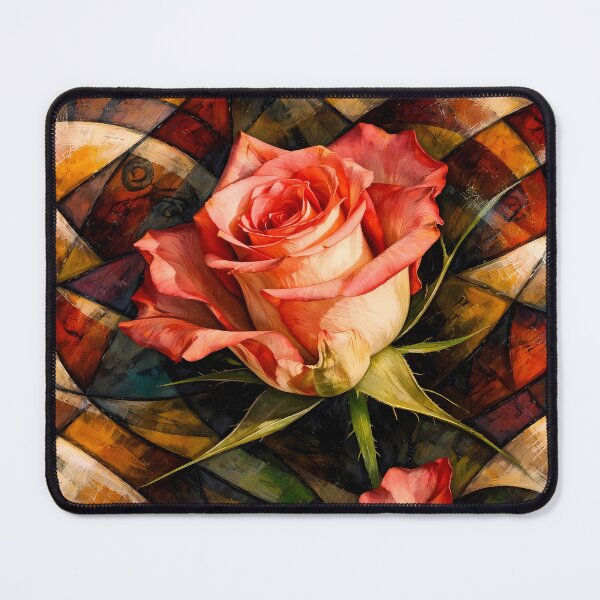 Item preview, Single Rose in Abstract Background designed and sold by cuprum.