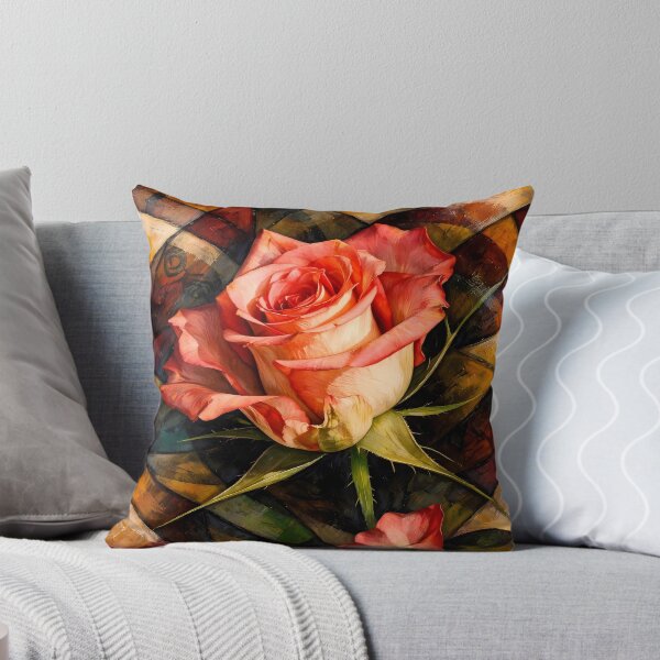 Item preview, Single Rose in Abstract Background designed and sold by cuprum.