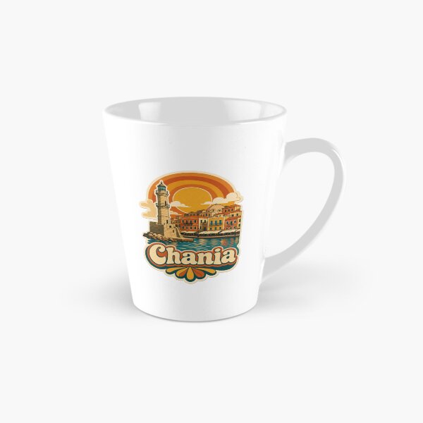 Item preview, Chania Greece Travel Souvenir - Retro Illustration designed and sold by VisualArtsOasis.