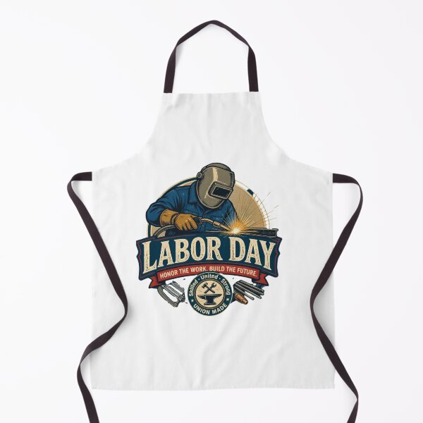 Item preview, Labor Day Welder Union Worker Vintage Art designed and sold by SiarheiYur.