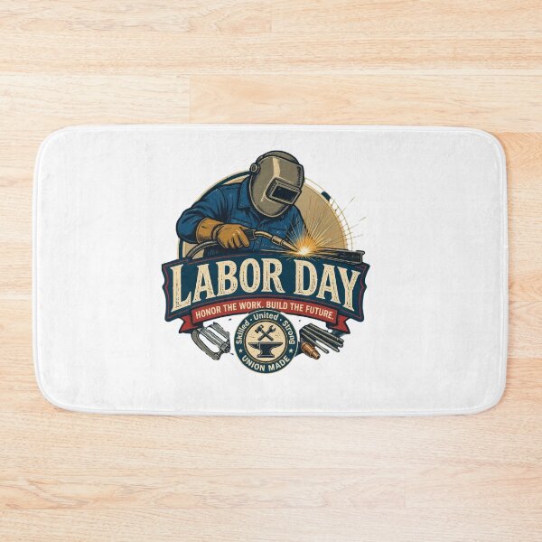 Item preview, Labor Day Welder Union Worker Vintage Art designed and sold by SiarheiYur.