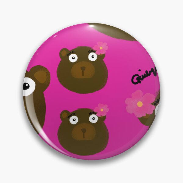 Item preview, Kawaii Teddy Bears Pink Pattern   designed and sold by giulyz.