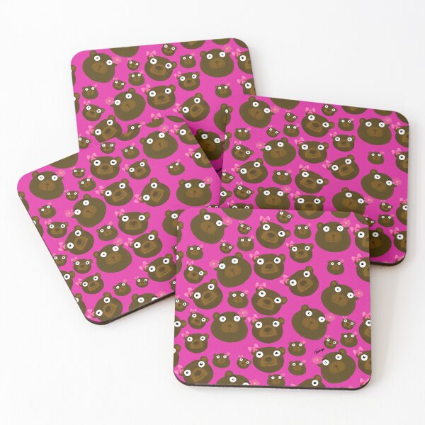 Item preview, Kawaii Teddy Bears Pink Pattern   designed and sold by giulyz.