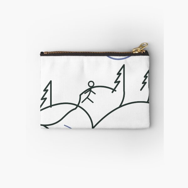Item preview, Follow the Quiet Trail – Minimalist Forest and Moon Line Art designed and sold by FlamoArt.