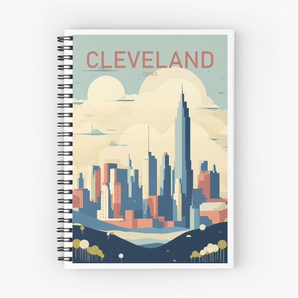 Item preview, Cleveland, Modern Tower Wall Art designed and sold by MarkedArtPrints.