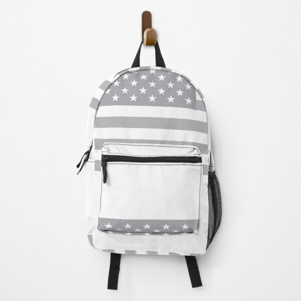 Item preview, Silver Monochrome American Flag Design designed and sold by T-domain.