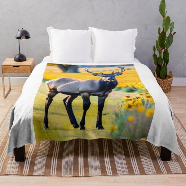 Item preview, Wildlife - Wild Deer, Autumnal Glow in a Peaceful Landscape designed and sold by World-Pets.