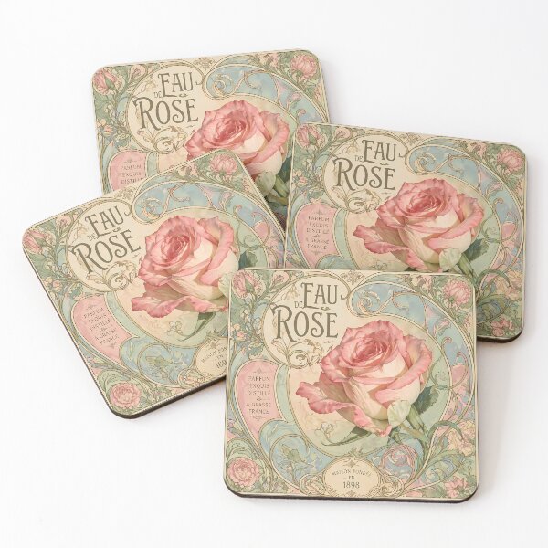 Item preview, Eau de Rose Vintage Advertisement designed and sold by cuprum.