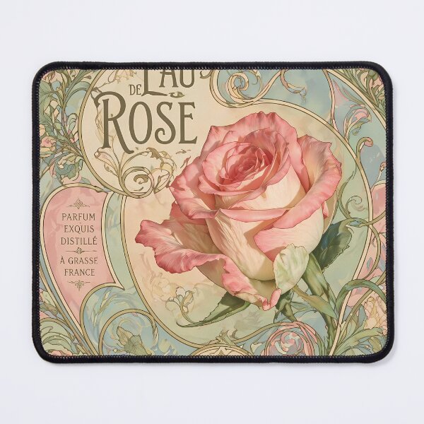 Item preview, Eau de Rose Vintage Advertisement designed and sold by cuprum.