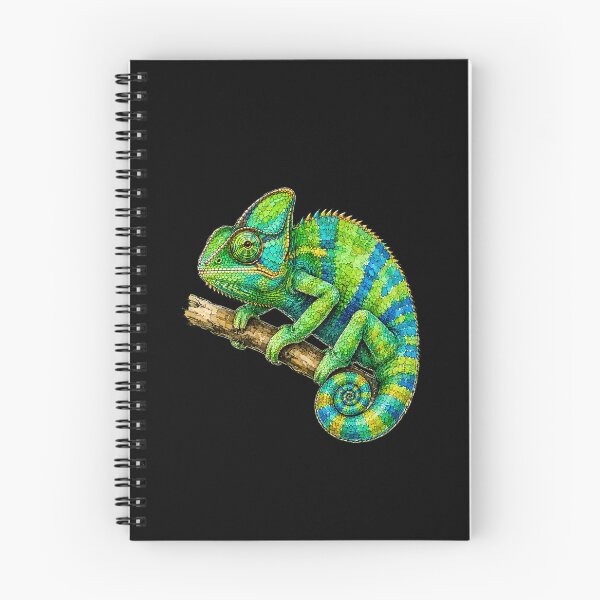 Item preview, Minimal Chameleon Watercolor | Hand Drawn Wildlife Illustration designed and sold by ColorSplash123.
