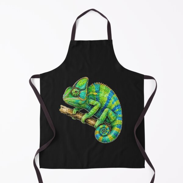 Item preview, Minimal Chameleon Watercolor | Hand Drawn Wildlife Illustration designed and sold by ColorSplash123.