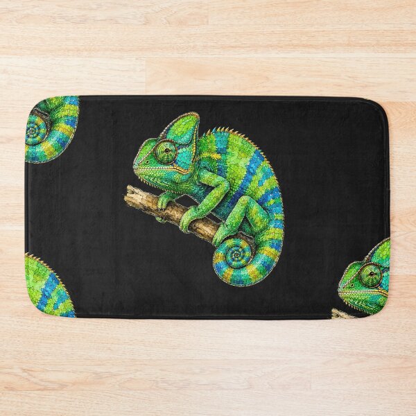 Item preview, Minimal Chameleon Watercolor | Hand Drawn Wildlife Illustration designed and sold by ColorSplash123.
