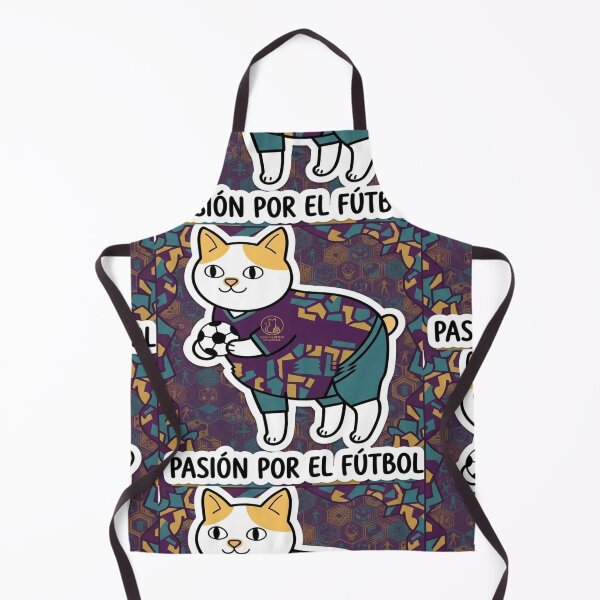 Item preview, Adorable cat with a passion for football designed and sold by Purpleclomb.