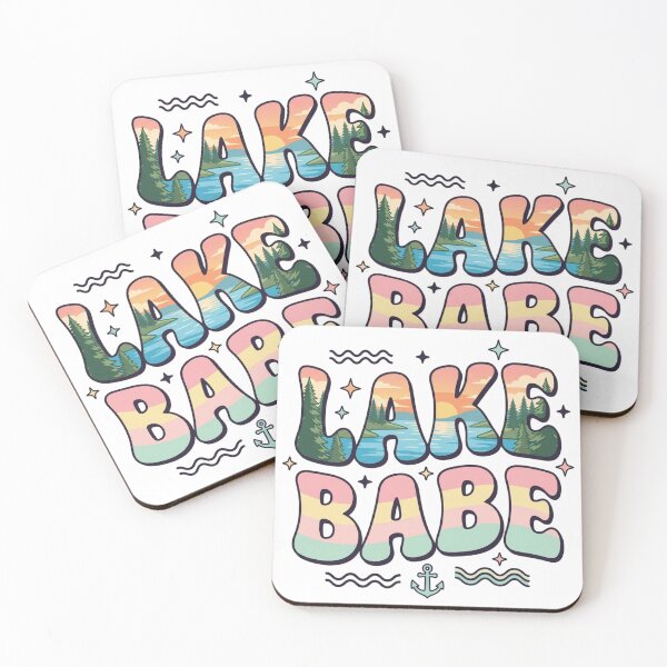 Item preview, Lake Babe Retro Groovy – Summer Lake Life Aesthetic designed and sold by raedattia.