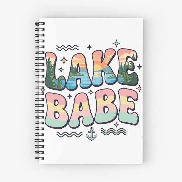 Item preview, Lake Babe Retro Groovy – Summer Lake Life Aesthetic designed and sold by raedattia.