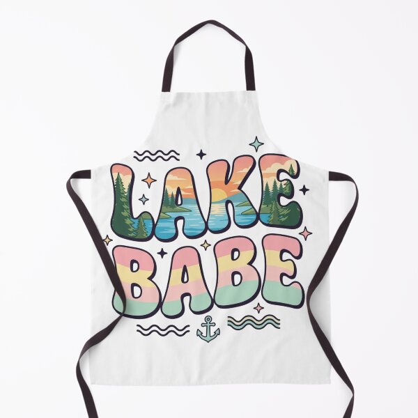 Item preview, Lake Babe Retro Groovy – Summer Lake Life Aesthetic designed and sold by raedattia.