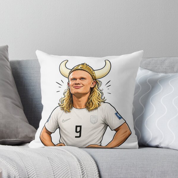 Item preview, Funny Viking Soccer Cartoon Sticker | Nordic Football Fan Art designed and sold by OSAMA MO.
