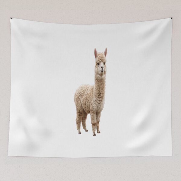 Item preview, Cute Realistic Fluffy Alpaca Photo designed and sold by Mita986.