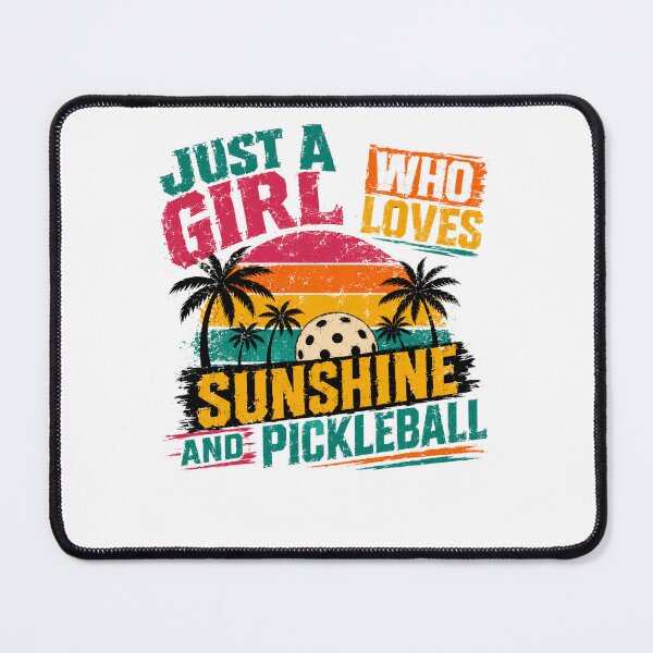 Item preview, Just A Girl Who Loves Sunshine And Pickleball Player Woman designed and sold by JonesFlora2025.